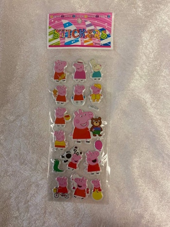 3D Barn Klistermärken, Peppa Pig