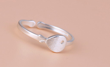 925 Silverpläterad Mode Ringar