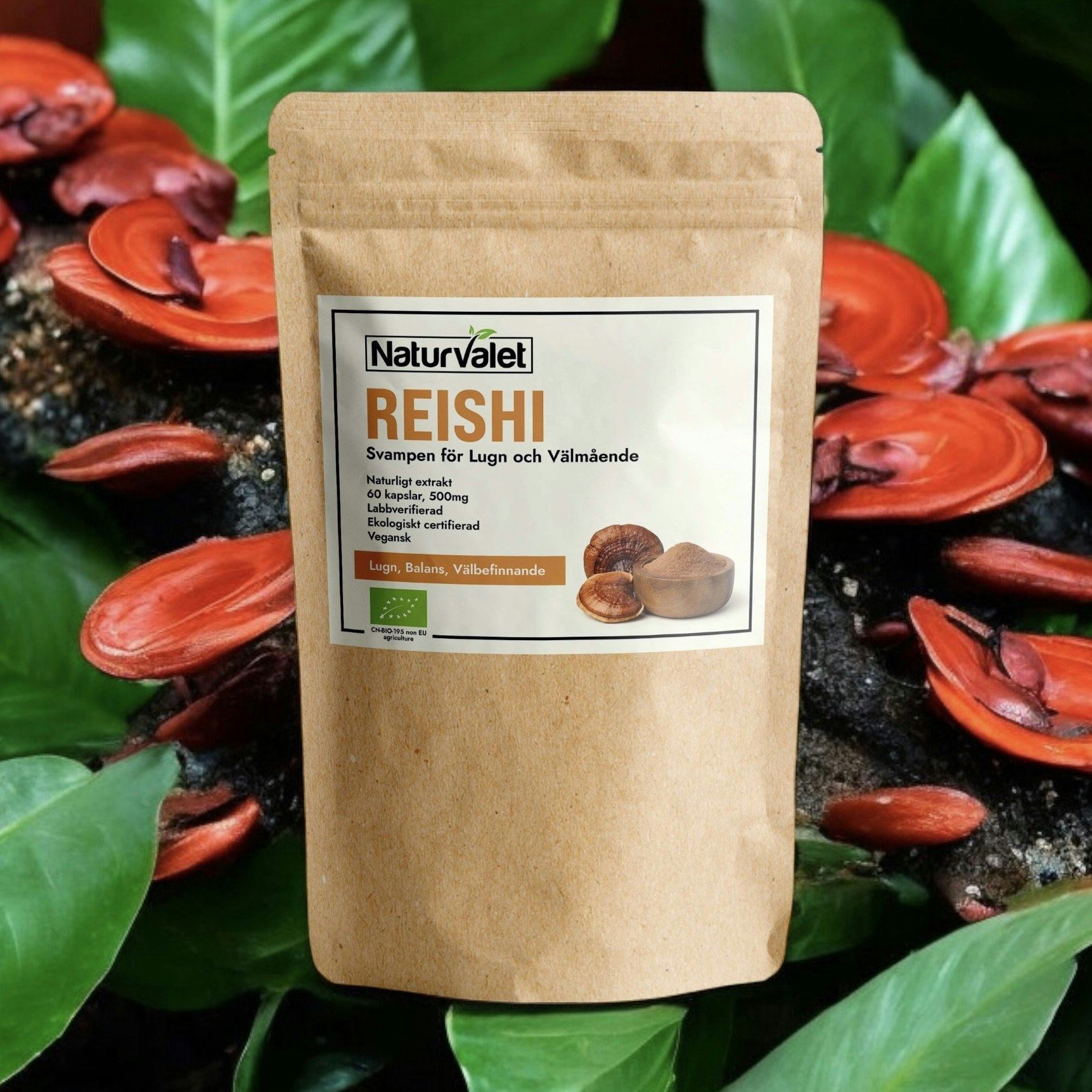 Reishi, Ekologiskt Extrakt - Kapslar