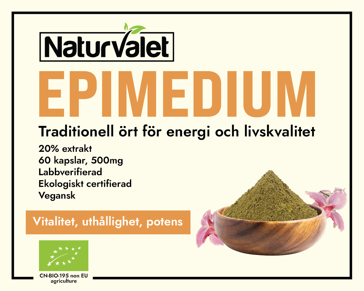 Epimedium, Ekologiskt Extrakt - Kapslar