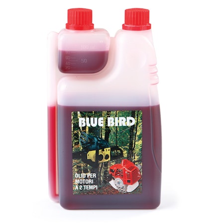Syntetisk Olja 2-takt, 1-liter, Blue Bird PRO