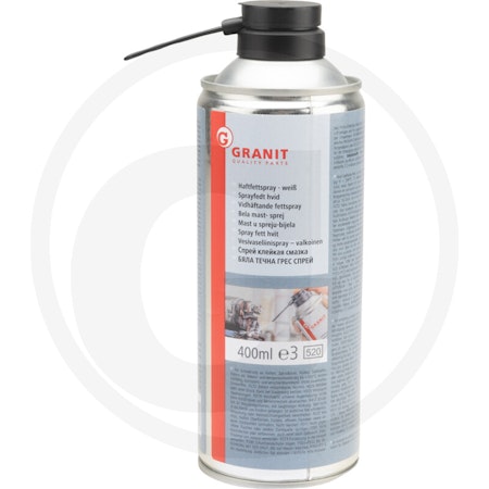 Självhäftande fettspray, vit