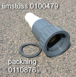 PVC adaptor hona 50-2"fri mutter inv