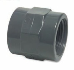 PVC gängmuff 1½" inv