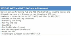 PVC lim Tangit tub