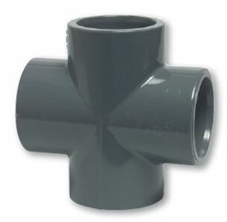 PVC limfyrkryss 50mm