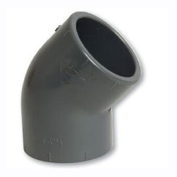PVC limvinkel 45 gr amerika 1½" (48,3 mm)