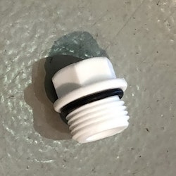 Dräneringsplugg värmepump ½" utv. gänga med o-ring