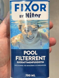 Filterrent Nitor för patronfilter 700ml