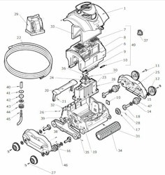 Tigershark & Sharkvac poolrobot impeller