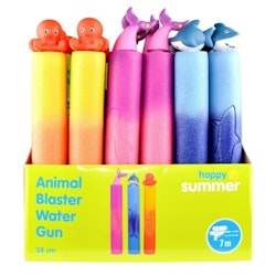 Happy Summer Vattenpumpkanon med Djur 35 cm - 3 varianter i CDU