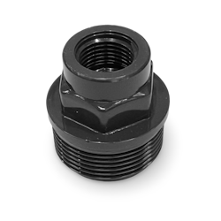 PVC adaptor Utv. 1 1/4" gänga - ½" inv. gänga