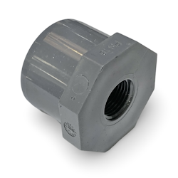 PVC adaptor Utv. 50 limsockel - ½" inv. gänga