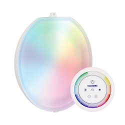 LumiPlus Flexi Plug&Play - Belysningskit med 2st dimbara RGB-lampor + fjärrkontroll från Astralpool