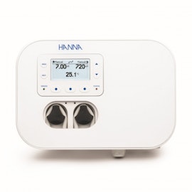 pH/ORP/Temperatur pool controller - Automatisk mätning och dosering av flytande klor och pH