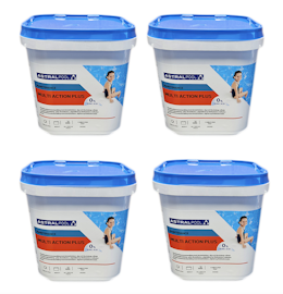 4-pack Klorpuckar (Multipuckar) 250g, 5kg - Astralpool