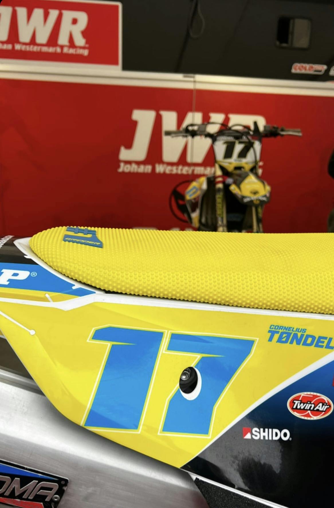 ONEGRIPPER Seat Cover - MXGP of SWEDEN - JWR HONDA EDITION