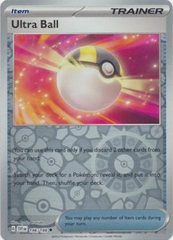 Ultra Ball - 196/198 - Uncommon Reverse Holo