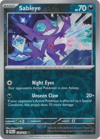 Sableye - 136/193 - Rare Reverse Holo