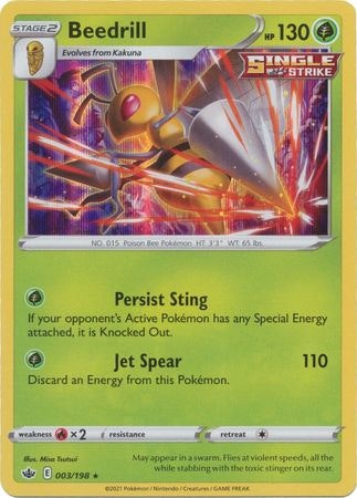 Beedrill - 003/198 - Holo Rare