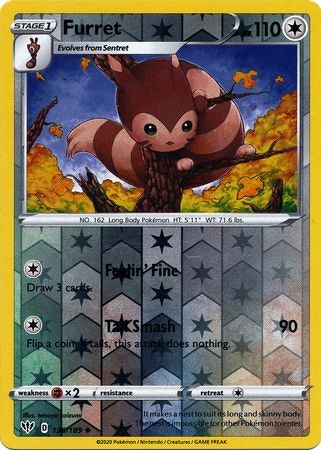 Furret - 136/189 - Common Reverse Holo