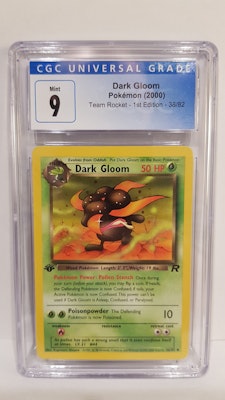 Dark Gloom - CGC 9 Mint - 36/82 - First Edition Team Rocket WOTC