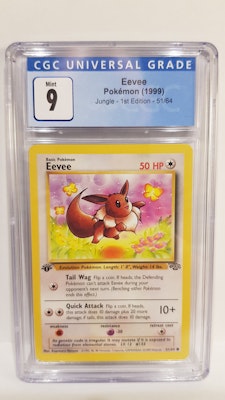 Eevee - CGC 9 Mint - 51/64 - First Edition Jungle WOTC