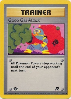 Goop Gas Attack - 78/82 - Common 1st Edition