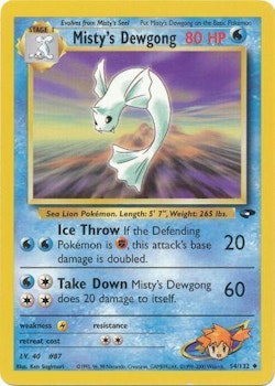 Misty's Dewgong - 54/132 - Uncommon Unlimited