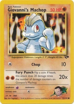 Giovanni's Machop - 72/132 - Common Unlimited