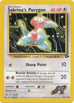 Sabrina's Porygon - 98/132 - Common Unlimited