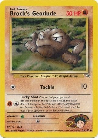 Brock's Geodude - 38/132 - Uncommon Unlimited