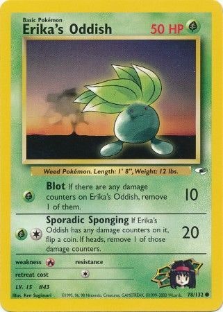 Erika's Oddish - 78/132 - Common Unlimited