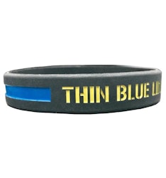 Silikonarmband Thin Blue Line