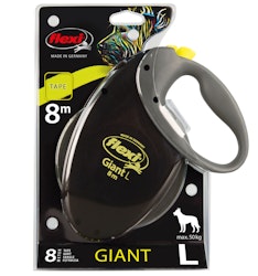 Koppel Flexi Giant. 8 meter,  50 kg, neon