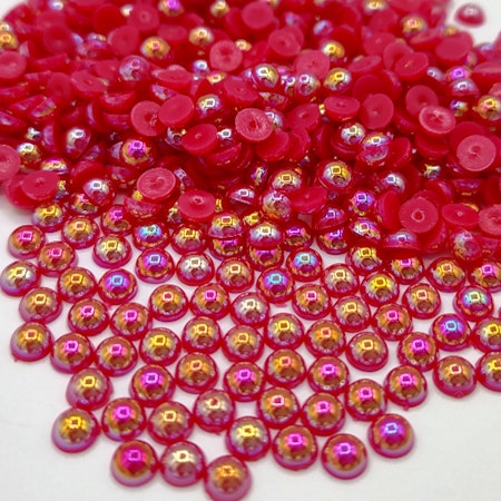 Cherry Pop - Bubble Pearl Rhinestones (Resin) - 1000 st