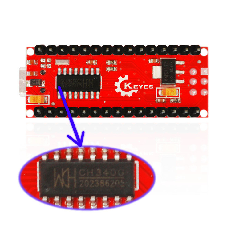 Keyes Nano, kompatibel med Arduino