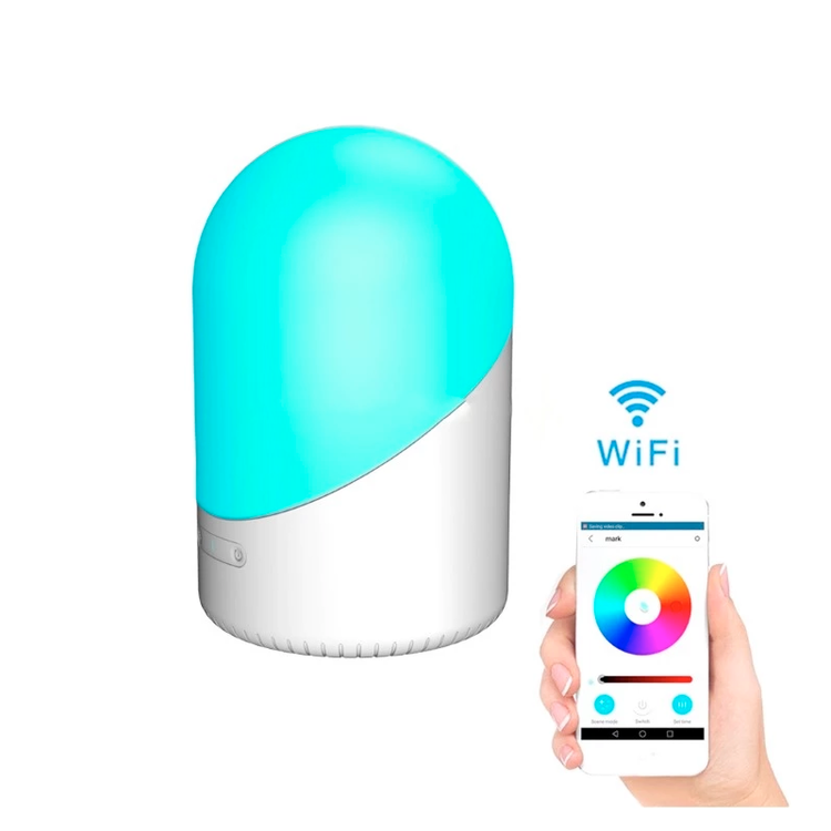 WiFi smart nattljus bordslampa