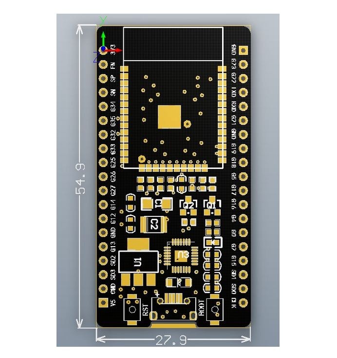 ESP32 utvecklingsbord WIFI Bluetooth