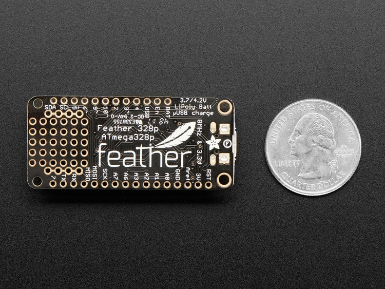 Adafruit Feather 328P - Atmega328P 3.3V @ 8 MHz