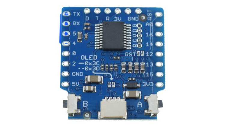 OLED Shield V2.1.0 for WeMos D1 mini