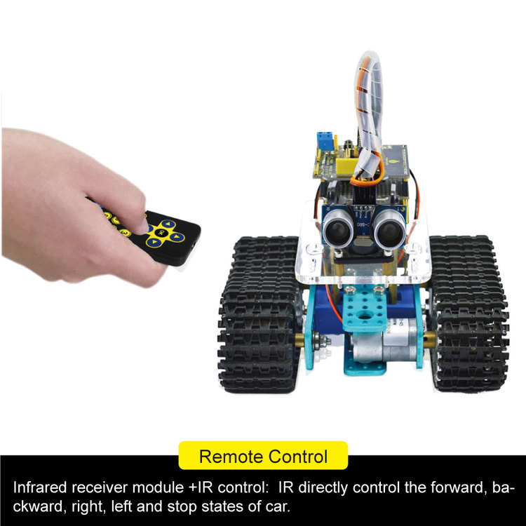 Keyestudio Mini Tank Robot, compatible with Arduino