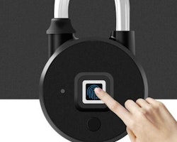 Biometrisk fingeravtryck Bluetooth smart hänglås