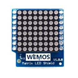 Matrix LED Shield V1.0.0 for WEMOS D1 mini