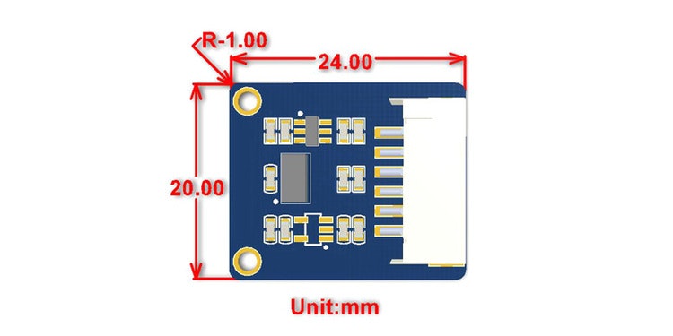 ToF Distance Ranging Sensor, Ranging up to 2m