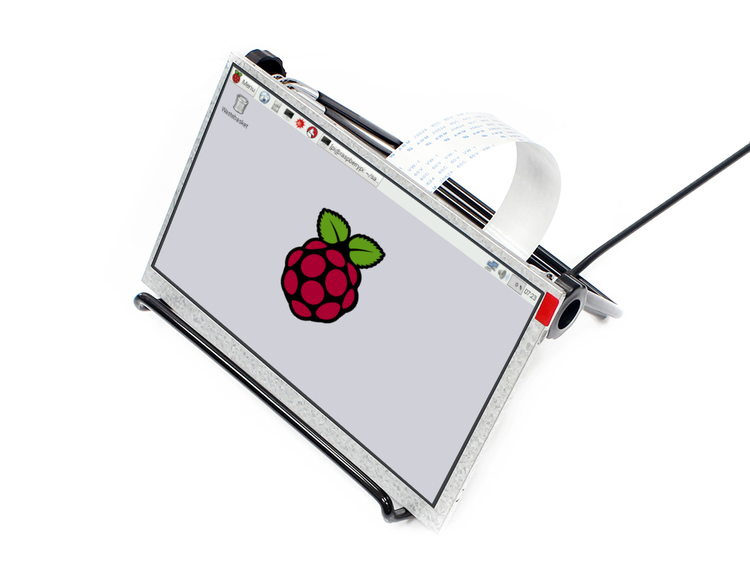 7inch IPS Display for Raspberry Pi, DPI interface, no Touch, 1024x600