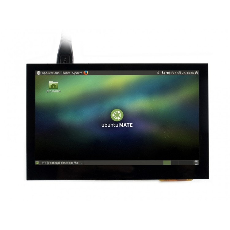 4.3inch HDMI LCD (B), 800x480, IPS, supports various systems, capacitive touch