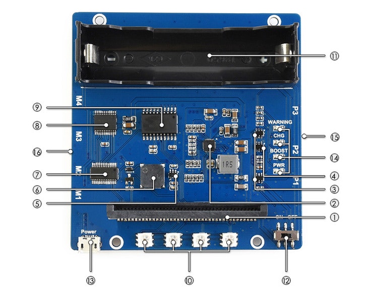 Micro:bit KitiBot 2WD robot building