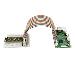 Raspberry Pi V1+ 40P Colorful Ribbon Cable+ 400-hole Breadboard
