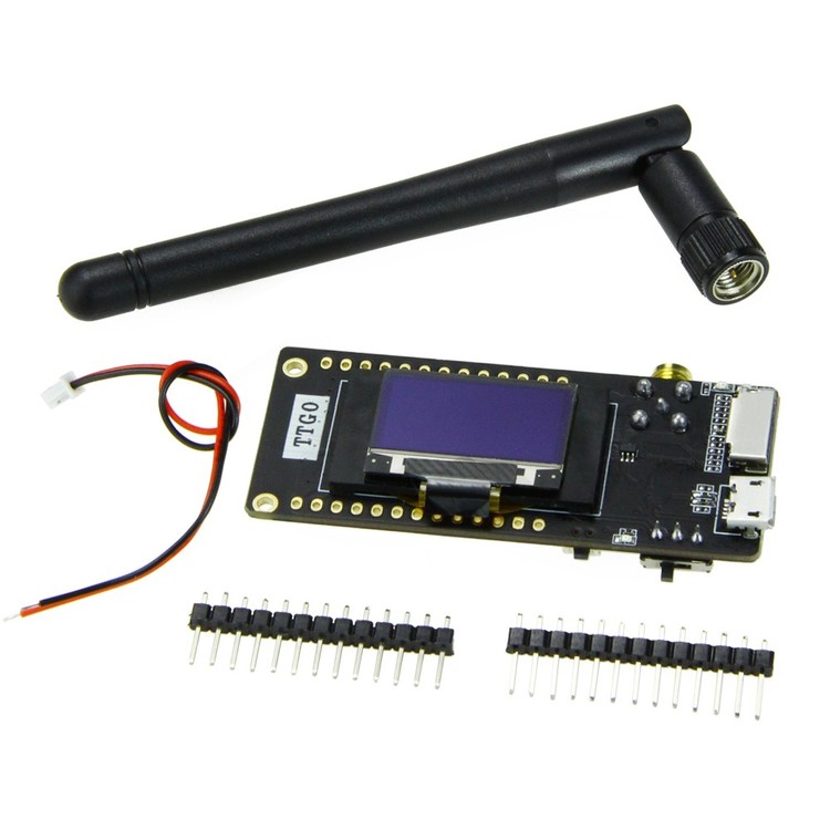 ESP32-Paxcounter 433/868/915MHZ LoRa ESP-32 OLED 0.96 Inch SD Card Bluetooth WIFI Module SMA